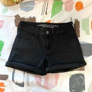 American Eagle Black Shorts